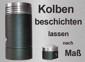 Kolben beschichten